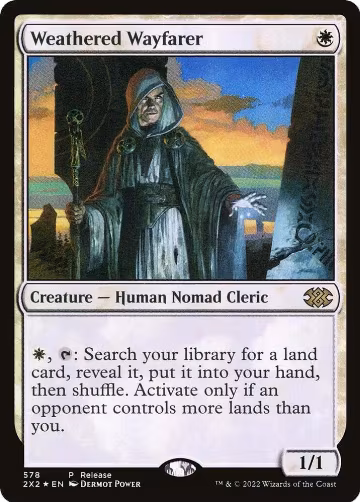 Weathered Wayfarer (578), Launch Party & Release Event Promos — Magic card price