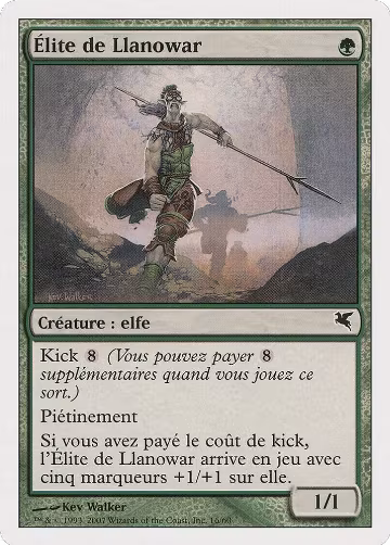 Llanowar Elite (French) - "Élite de Llanowar" (B16), Magic Encyclopedia 2005 (Salvat/Hachette) — Magic card price