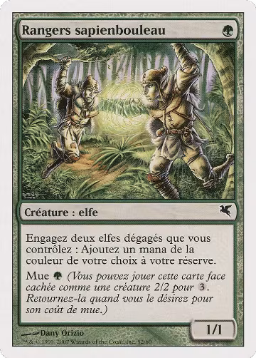 Birchlore Rangers (French) - "Rangers sapienbouleau" (B52) (B52), Magic Encyclopedia 2005 (Salvat/Hachette) — Magic card price