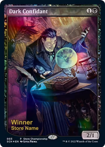 Dark Confidant (Winner) (3), Game Day & Store Championship Promos — Magic card price