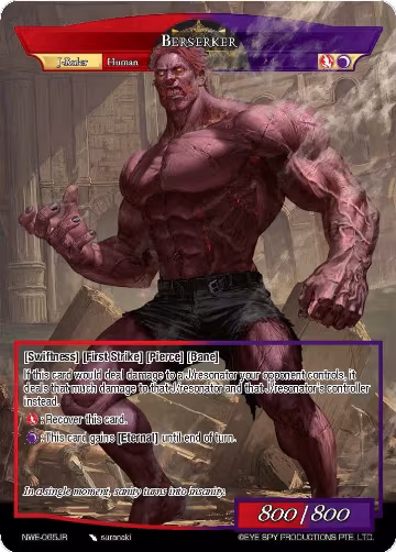 Extract of the Fire Moon // Berserker (NWE-065 JR), A New World Emerges — Force of Will card price