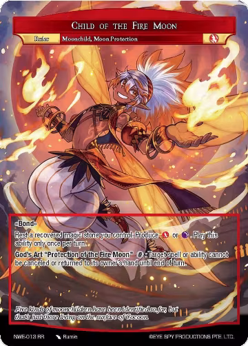 Child of the Fire Moon (NWE-013 RR), A New World Emerges — Force of Will card price