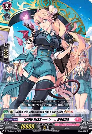 Slow Kiss, Nonna (88) (D-PR/088EN), D Promo Cards — Vanguard card price