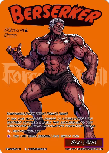 Extract of the Fire Moon // Berserker (Secret) (NWE-SEC3 JR), A New World Emerges — Force of Will card price