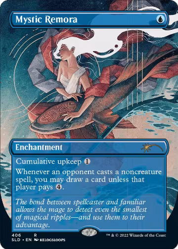Mystic Remora (Borderless) (406), Secret Lair Drop Series — Magic card price