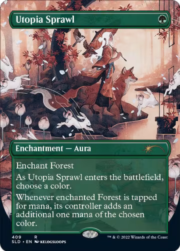Utopia Sprawl (409) (409), Secret Lair Drop Series — Magic card price