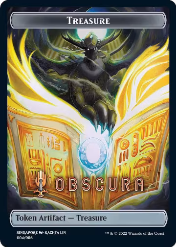 Treasure Token (Obscura) [SEA Exclusive] (4), Streets of New Capenna — Magic card price
