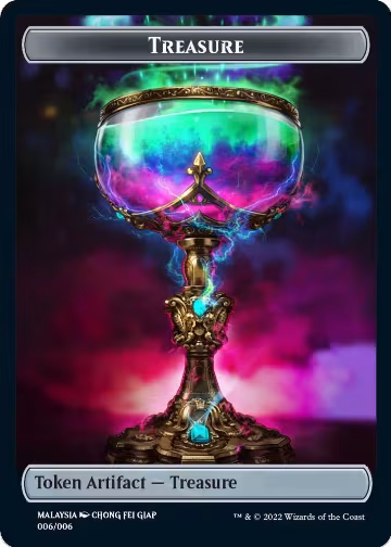 Treasure Token [SEA Exclusive] (6), Streets of New Capenna — Magic card price