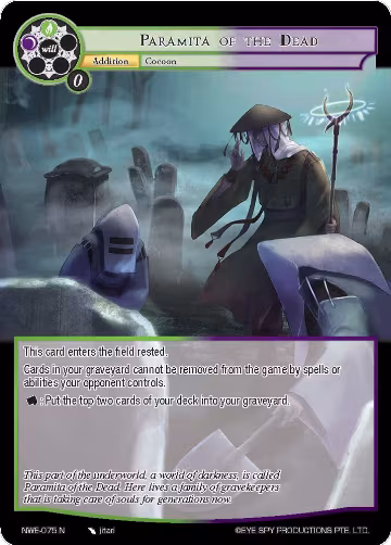 Paramita of the Dead (NWE-075 N), A New World Emerges — Force of Will card price