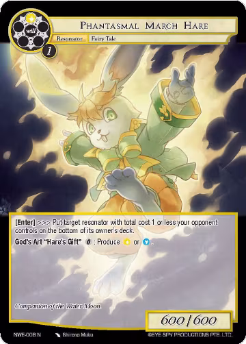 Phantasmal March Hare (NWE-008 N), A New World Emerges — Force of Will card price