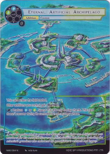 Eternal, Artificial Archipelago (Full Art) (NWE-064 N), A New World Emerges — Force of Will card price