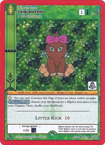 Chibi Bigfoot (Pin Club Wilderness Mystery Collection) (2/13), Miscellaneous Promos — MetaZoo card price