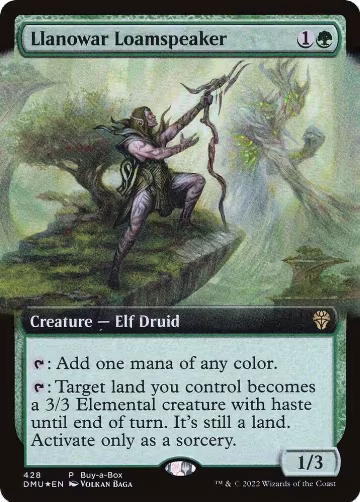 Llanowar Loamspeaker (428), Buy-A-Box Promos — Magic card price