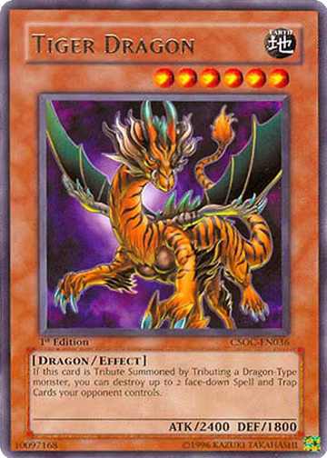 Tiger Dragon (CSOC-EN036), Crossroads of Chaos — Yu-Gi-Oh! card price