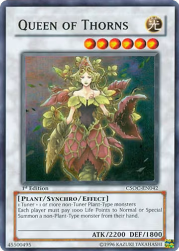 Queen of Thorns (CSOC-EN042), Crossroads of Chaos — Yu-Gi-Oh! card price