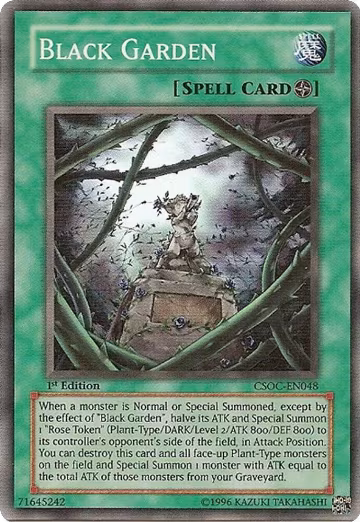 Black Garden (CSOC-EN048), Crossroads of Chaos — Yu-Gi-Oh! card price