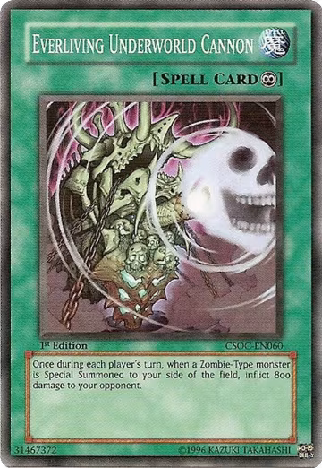 Everliving Underworld Cannon (CSOC-EN060), Crossroads of Chaos — Yu-Gi-Oh! card price
