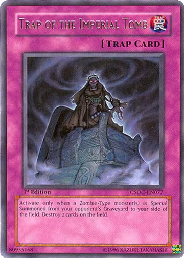 Trap of the Imperial Tomb (CSOC-EN077), Crossroads of Chaos — Yu-Gi-Oh! card price