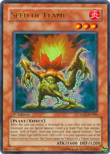 Seed of Flame (CSOC-EN081), Crossroads of Chaos — Yu-Gi-Oh! card price