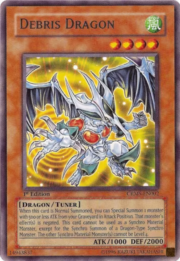 Debris Dragon (CRMS-EN002), Crimson Crisis — Yu-Gi-Oh! card price