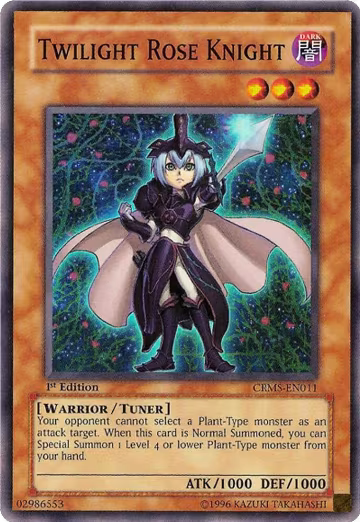 Twilight Rose Knight (CRMS-EN011), Crimson Crisis — Yu-Gi-Oh! card price
