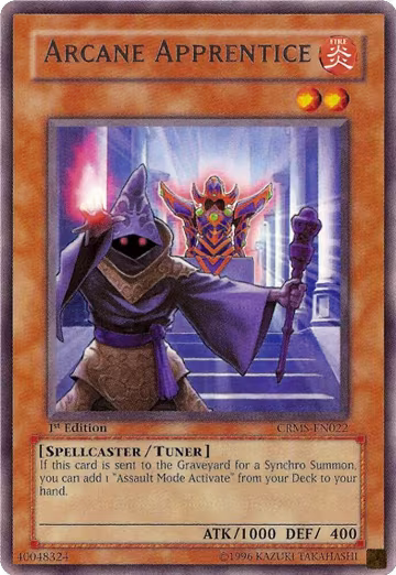 Arcane Apprentice (CRMS-EN022), Crimson Crisis — Yu-Gi-Oh! card price