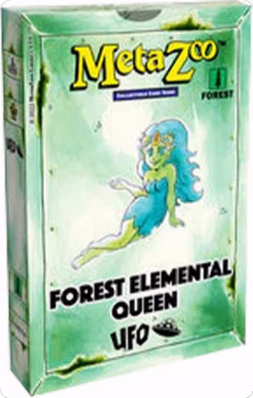 UFO: First Edition Tribal Theme Deck - Forest Elemental Queen, First Edition Tribal Theme Decks — MetaZoo sealed product price