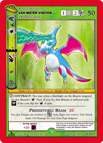 Van Meter Visitor (004/165), First Edition — MetaZoo card price