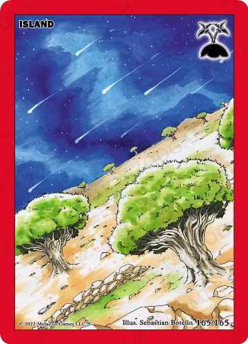 Island (165/165), First Edition — MetaZoo card price