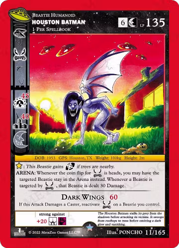 Houston Batman (011/165), First Edition — MetaZoo card price