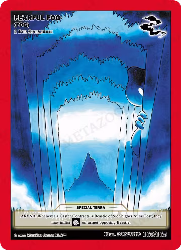 Fearful Fog (Fog) (160/165), First Edition — MetaZoo card price