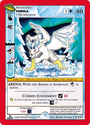 Pamola (015/165), First Edition — MetaZoo card price