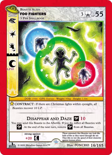 Foo Fighters (016/165), First Edition — MetaZoo card price