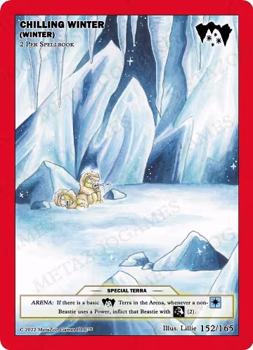Chilling Winter (Winter) (152/165), First Edition — MetaZoo card price