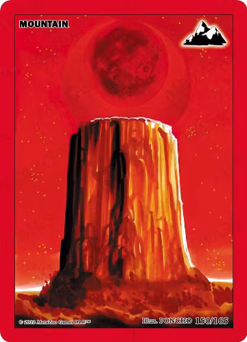 Mountain (150/165), First Edition — MetaZoo card price