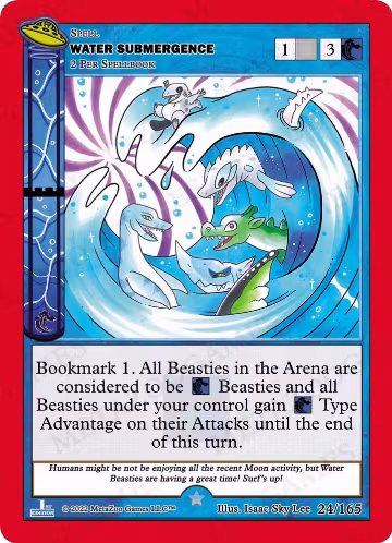 Water Submergence (024/165), First Edition — MetaZoo card price