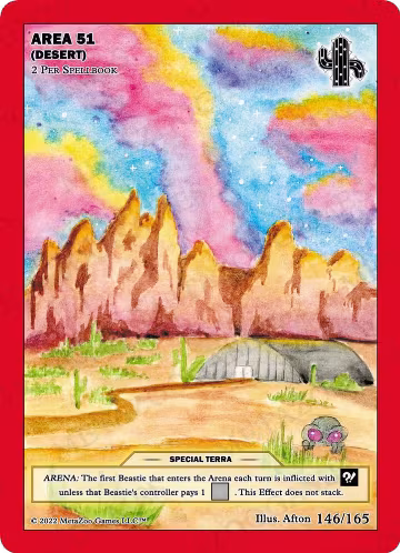 Area 51 (Desert) (146/165), First Edition — MetaZoo card price