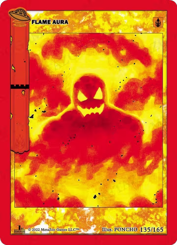 Flame Aura (135/165), First Edition — MetaZoo card price