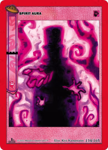Spirit Aura (134/165), First Edition — MetaZoo card price