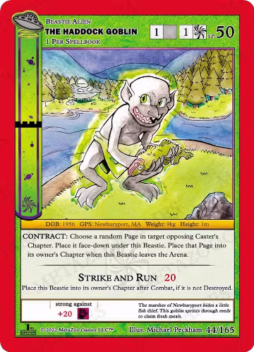 The Haddock Goblin (044/165), First Edition — MetaZoo card price