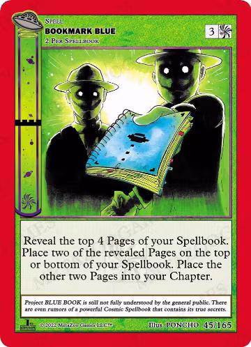Bookmark Blue (045/165), First Edition — MetaZoo card price