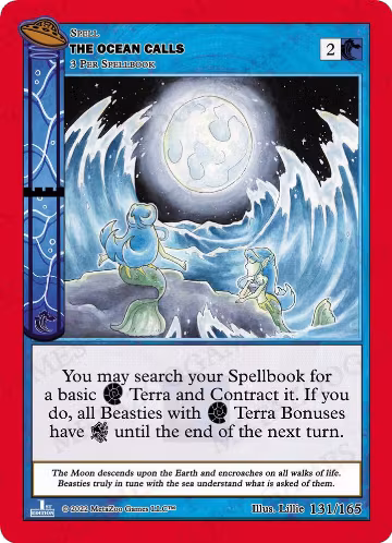 The Ocean Calls (131/165), First Edition — MetaZoo card price