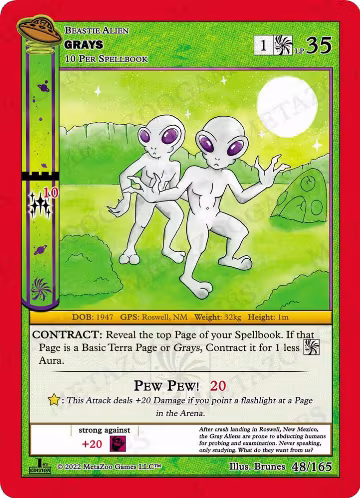 Grays (048/165), First Edition — MetaZoo card price