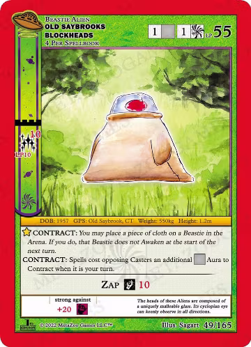 Old Saybrooks Blockheads (049/165), First Edition — MetaZoo card price