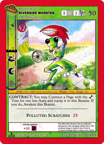 Riverside Monster (050/165), First Edition — MetaZoo card price