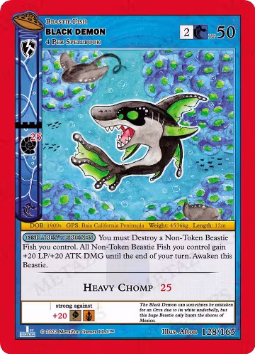 Black Demon (128/165), First Edition — MetaZoo card price