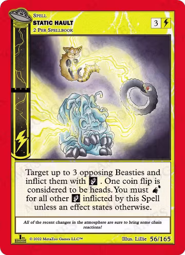 Static Hault (056/165), First Edition — MetaZoo card price
