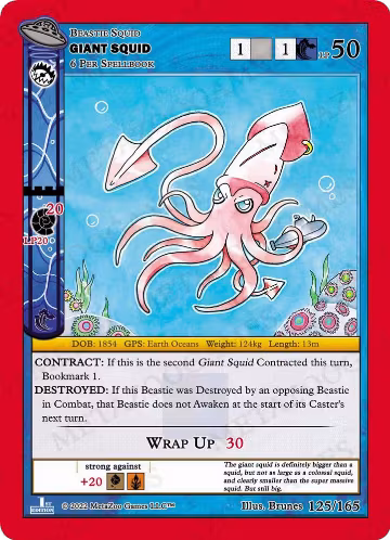 Giant Squid (125/165), First Edition — MetaZoo card price