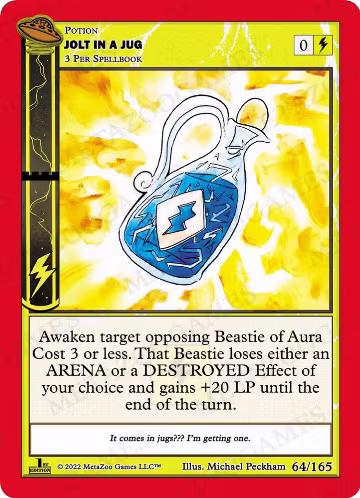 Jolt In a Jug (064/165), First Edition — MetaZoo card price