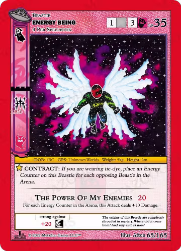 Energy Being (065/165), First Edition — MetaZoo card price
